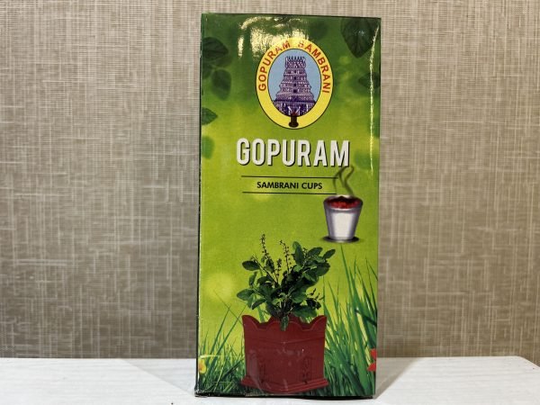 Gopuram Thulasi Sambrani Cups